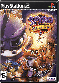 Spyro A Heros Tail Playstation 2 US box art
